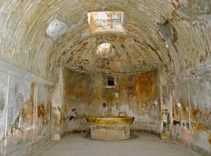 Le caldarium des thermes du Forum